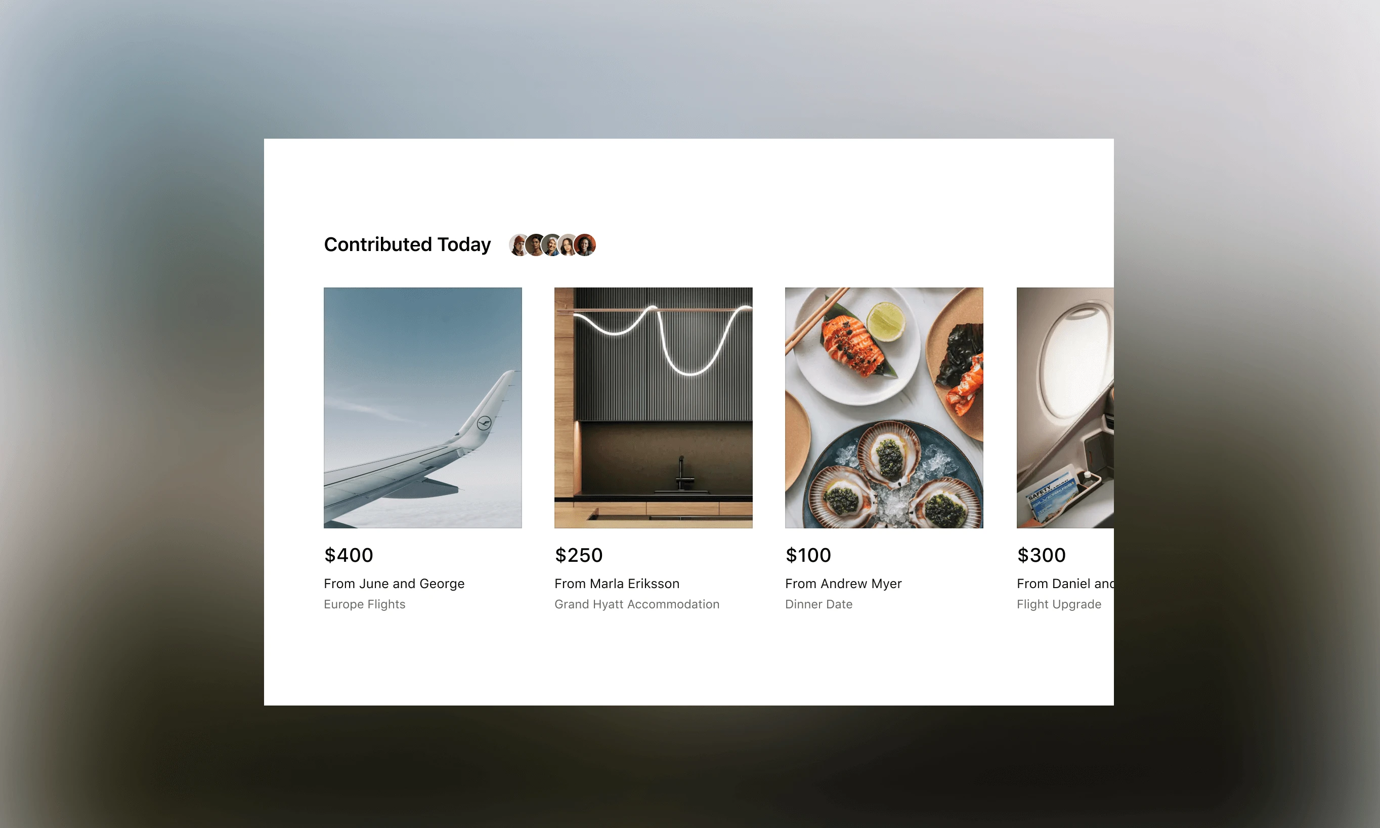 An amazingly well designed honeymoon registry